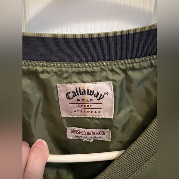 Men’s Calloway Golf Preowned V-Neck Pullover Jacket - Picture 4 of 4